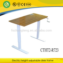 Popular Design Sit to Stand Computer Desk Lifting With Manual Cranked